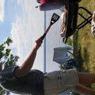 Dad grilling @ the lake