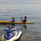 Mom and dad kayaking