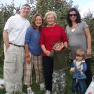 Apple picking with Michael's mom and brother's family