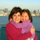 Jeanette and Emilia, her adopted baby