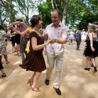 We met swing dancing