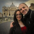 Visiting our Italian family in Rome.