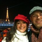 Visiting family in Paris, France.