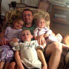 Chris with his Nieces & Nephew