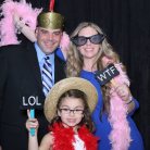 Nicole, Mike and their niece photobooth