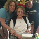 Hillary and her parents  - Mom's Birthday!