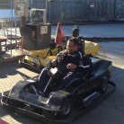 Fun at the racetrack