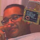 Mike getting ready to decorate the tree