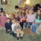 Christmas with the entire family....all the cousins...