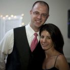 Enjoying time at our friends wedding....