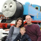 Visiting Thomas the Train