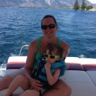 Boating in Lake Chelan.