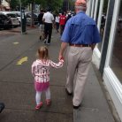 Everything is ok in live when holding your Grandpa's hand.  :)
