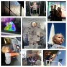 A future space traveller at NASA's learning center